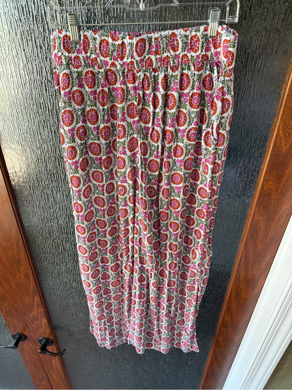 Boden NWT Wide Leg Floral Pants Size 12R Pink Orange Green W/ pockets